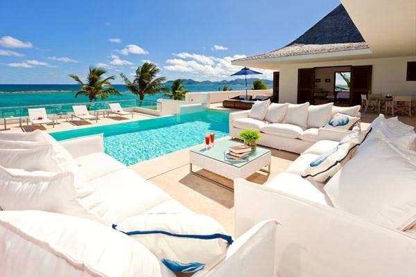 Seaside outdoor living.