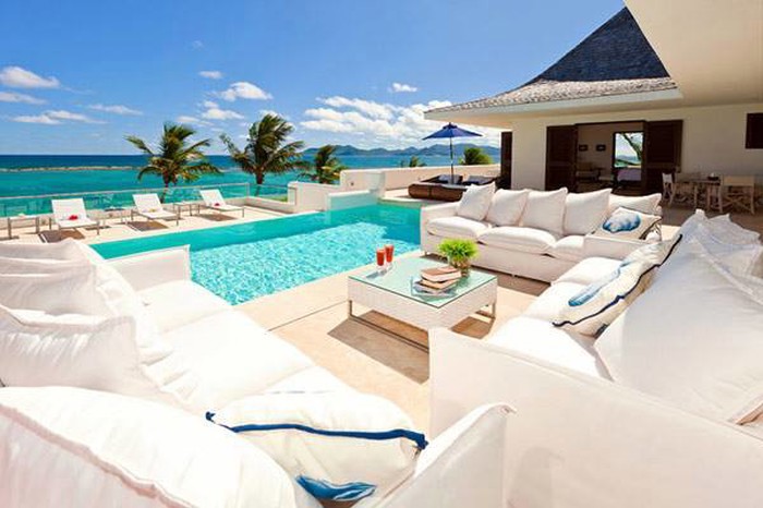 Seaside outdoor living.