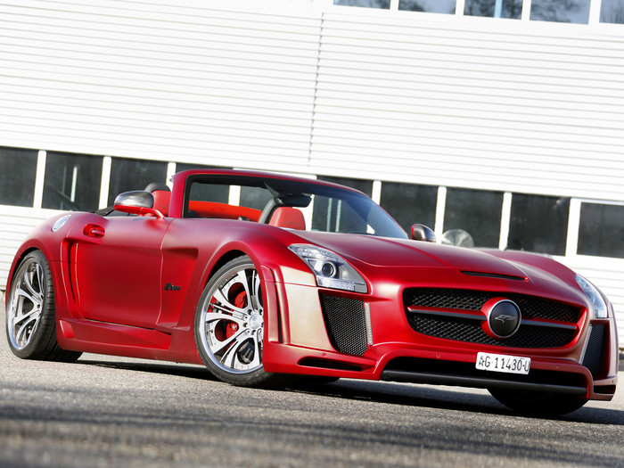 Mercedes Benz SLS63 AMG Roadster.