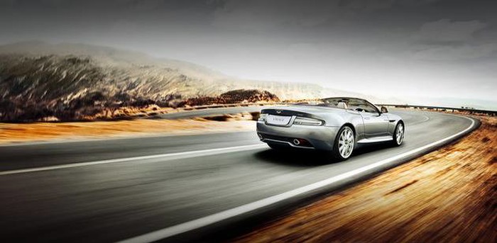 Aston Martin Virage Volante Convertible.