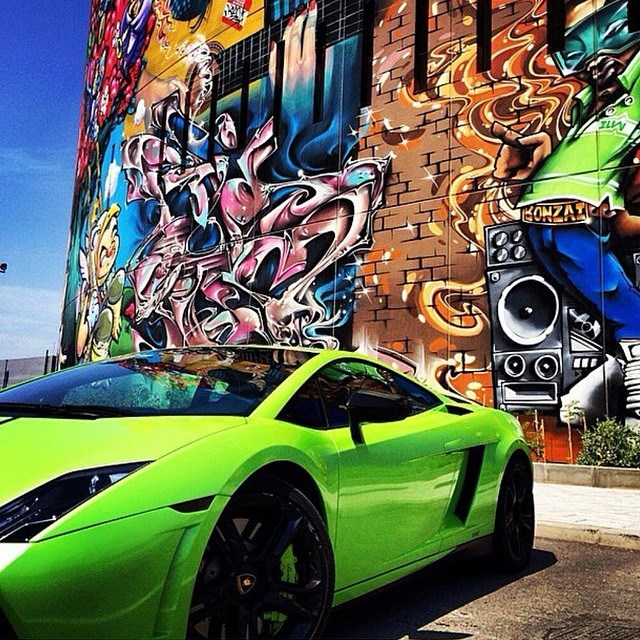 The Incredible Hulk Lambo.