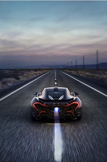McLaren P1 2014 Hybrid Supercar.