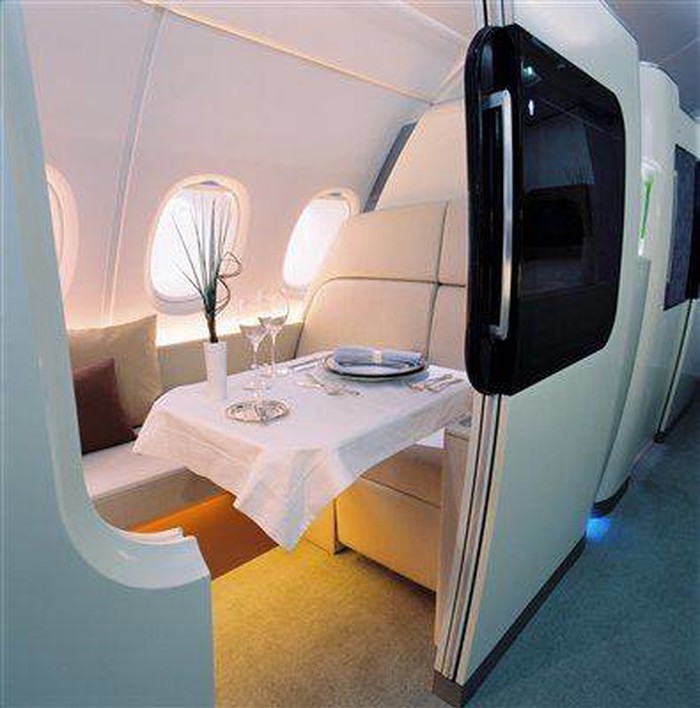 First class traveling.