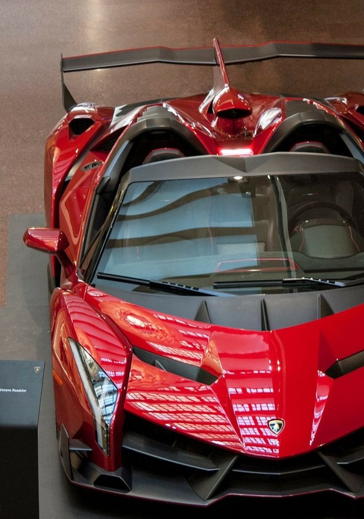 Magnificent Lamborghini Veneno Roadster.