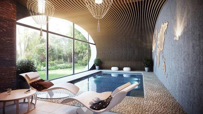 Amazing indoor pool.