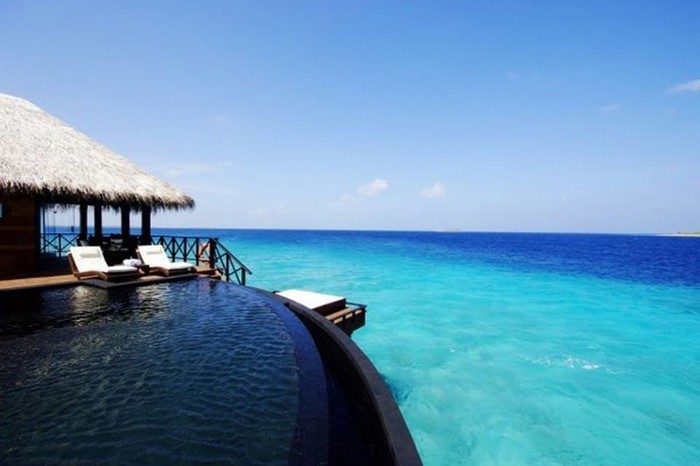 Beach House Iruveli, Maldives.