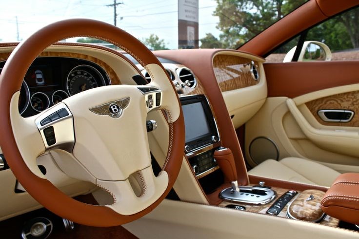 Elegant Bentley interior.