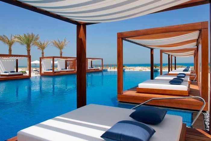 Monte Carlo beach club in Abu Dhabi.