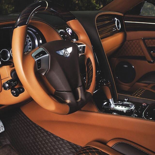 Bentley interior.