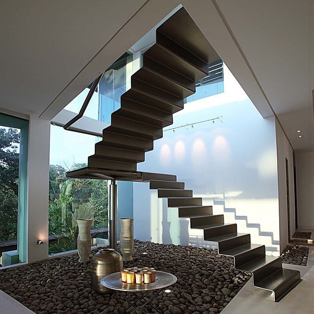 Modern stairs.