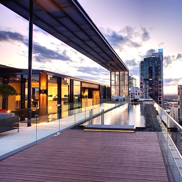 Luxury penthouse.