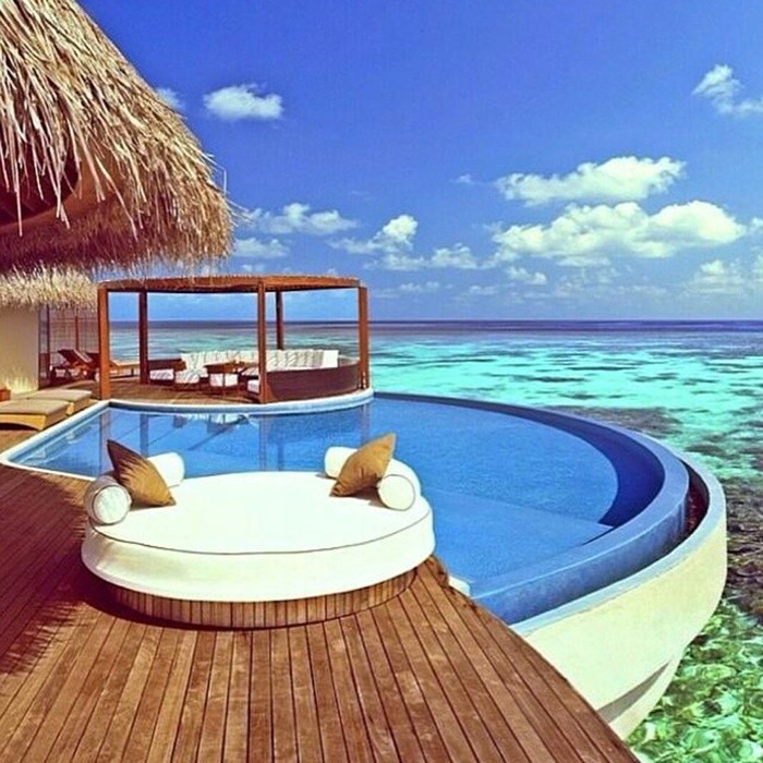 Vacation in Maldives.