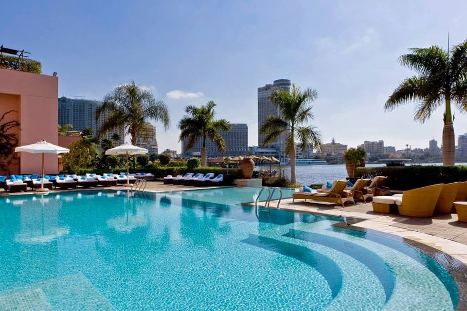 The iconic Sofitel Cairo El Gezirah hotel in Zamalek, Cairo.