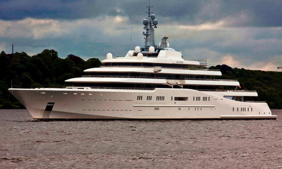 Abramovich's Eclipse Yacht.