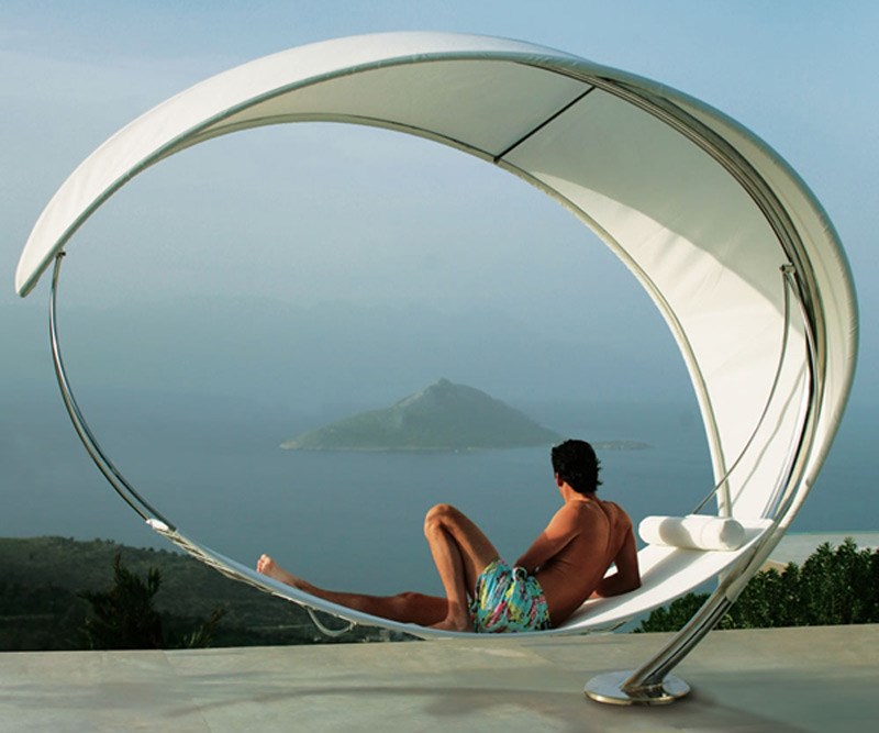 The Award-winning Petiole Hammock From Hammacher Schlemmer.