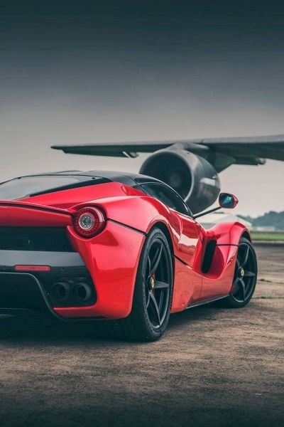 Red Ferrari. So fierce!