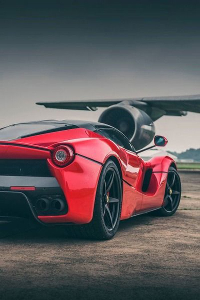 Red Ferrari. So fierce!