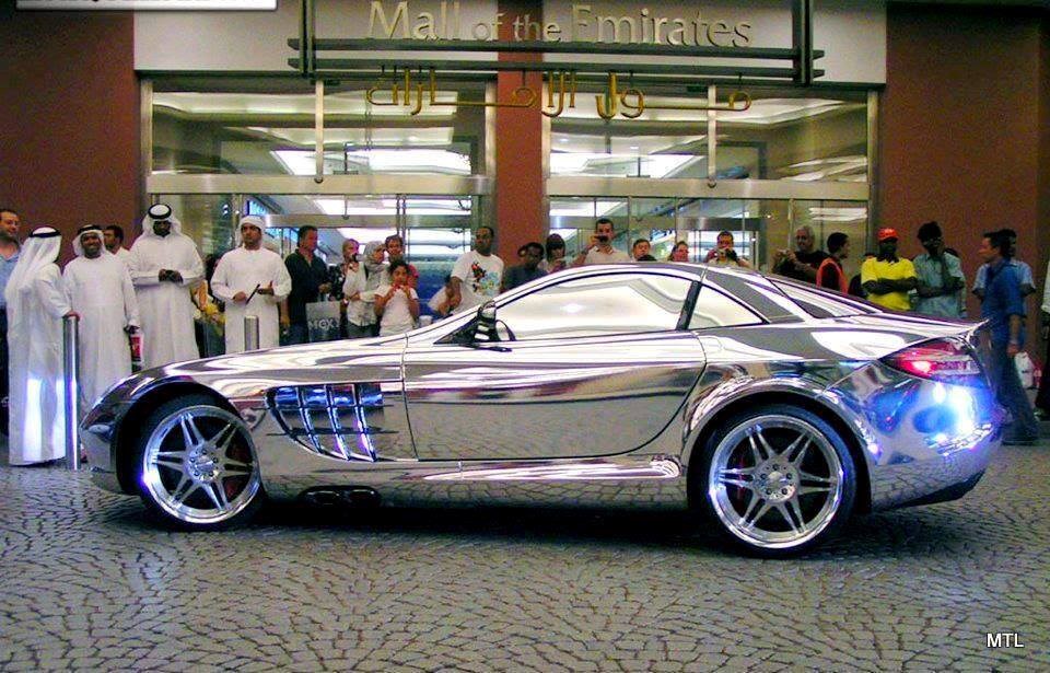 Mercedes-Benz SLR McLaren in White Gold.