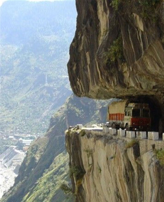 One of the scariest roads in the world! 