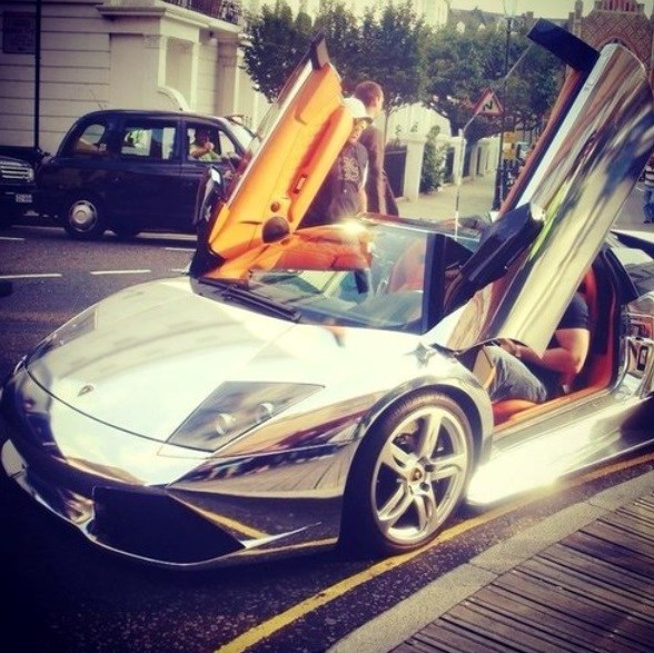 Lamborghini in Chrome.