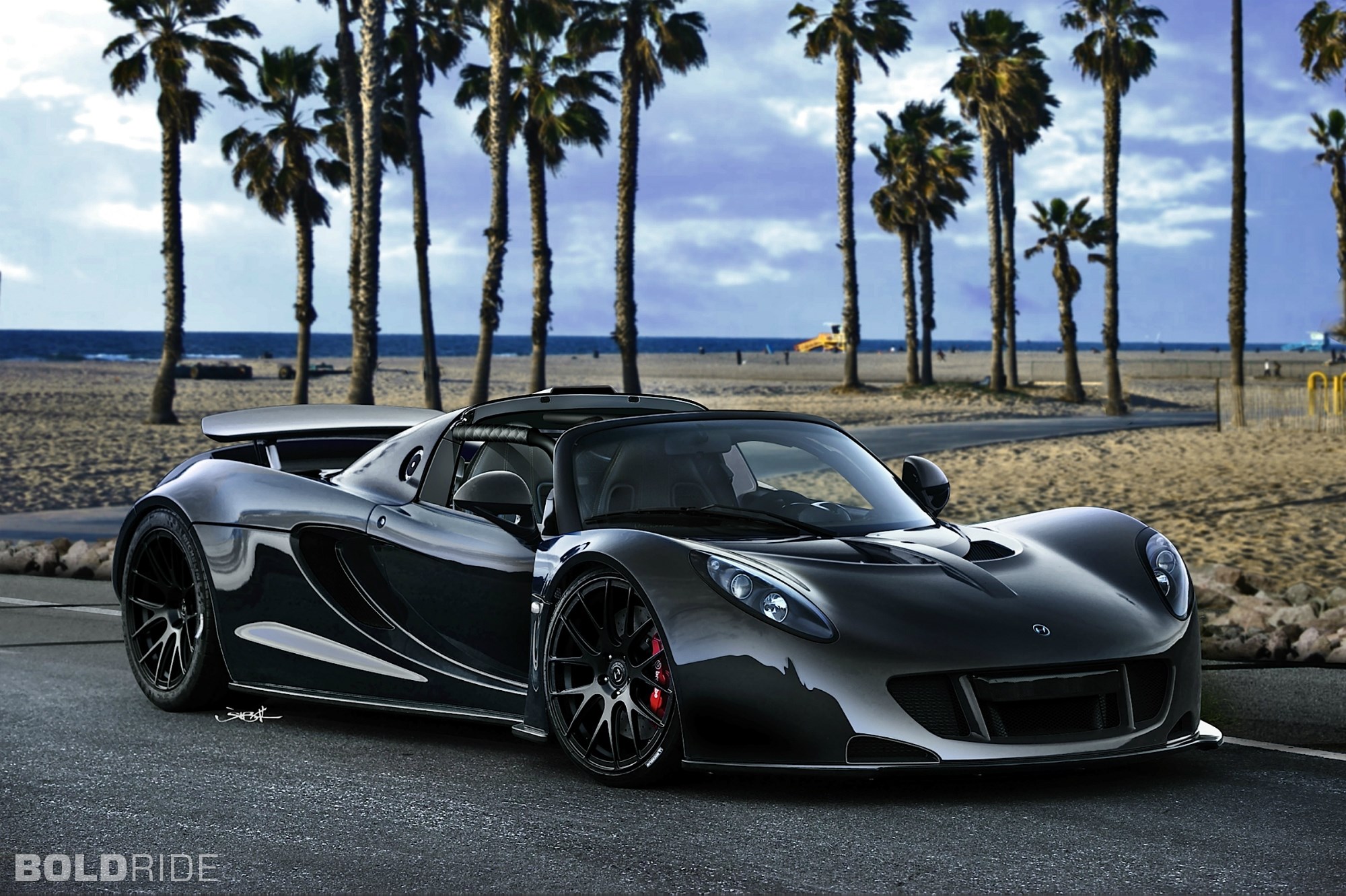 Hennessey Venom GT Spyder.