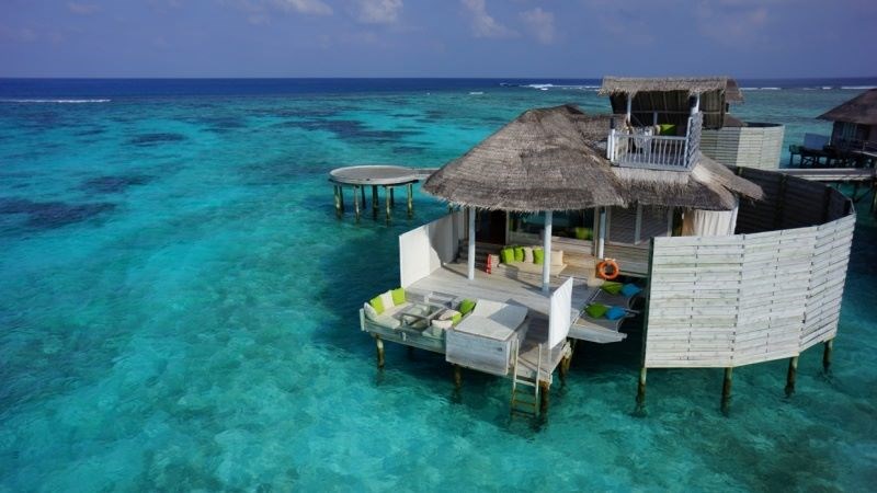 The Laamu Water Villa of Six Senses, Maldives.