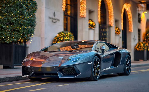Amazing Lamborghini in Paris.