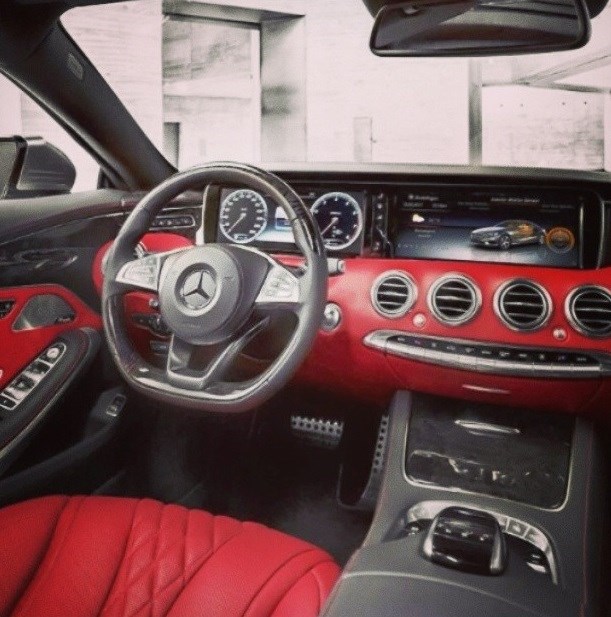 Mercedes interior.