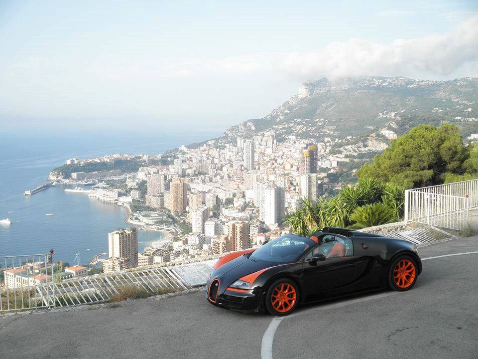 Magnificent Bugatti in Monaco.