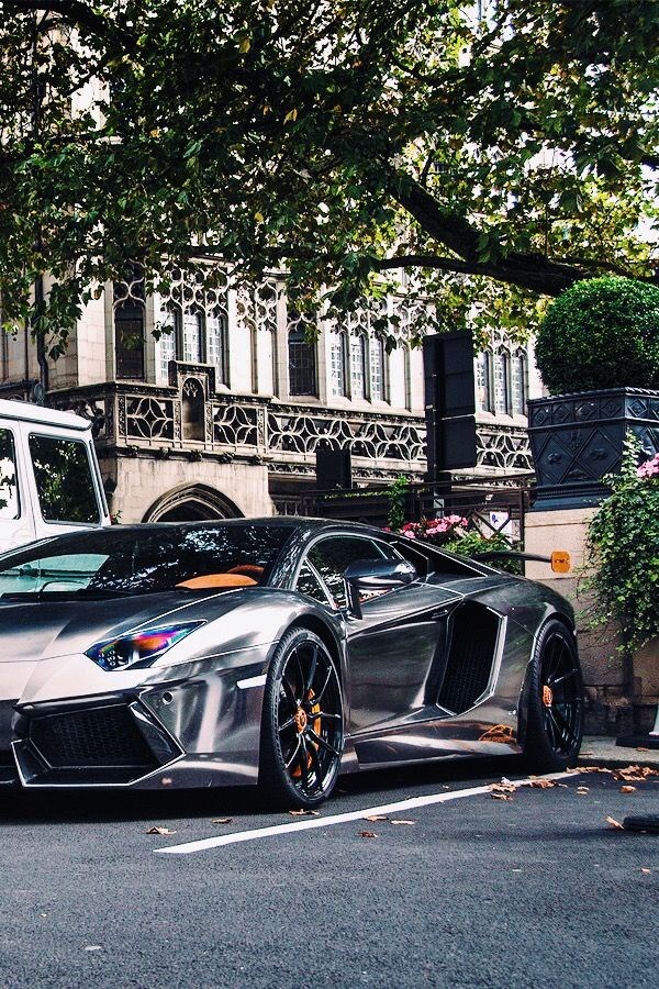 Chrome Lamborghini.