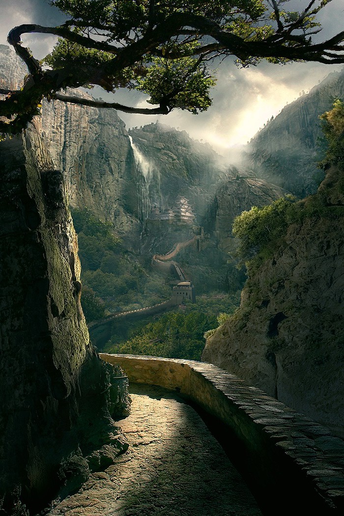 Great wall of China.