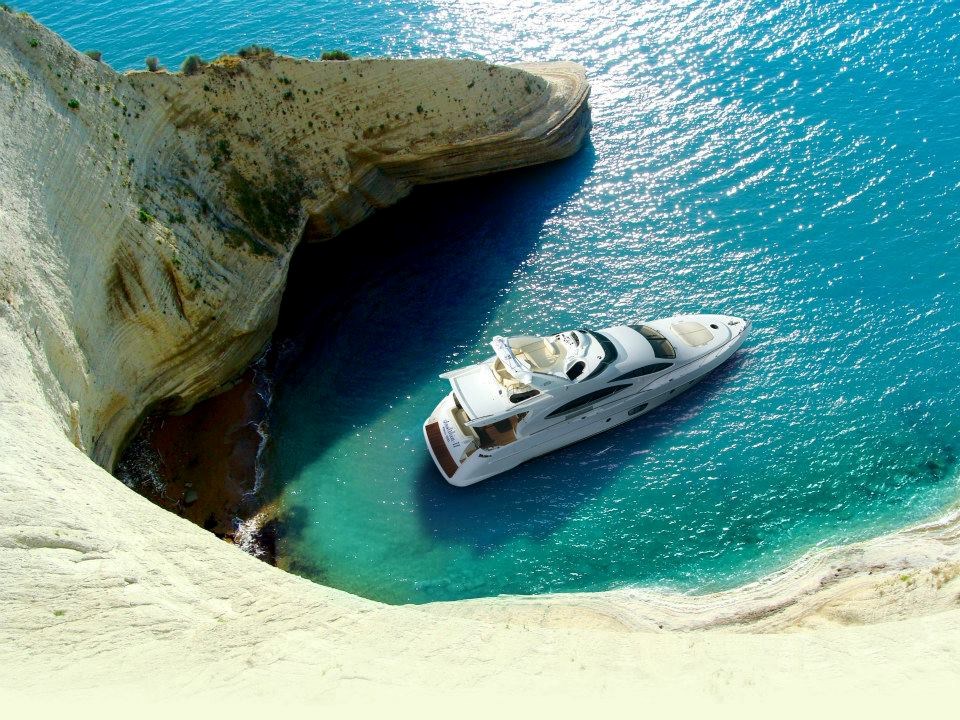 Cruising in Greece.