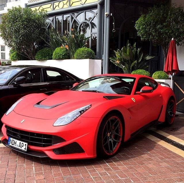 Beautiful red Ferrari.