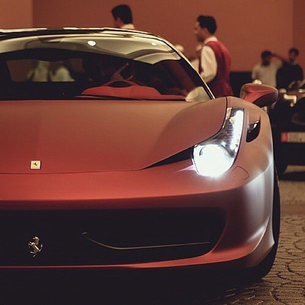 Matte Red Ferrari 458 Italia