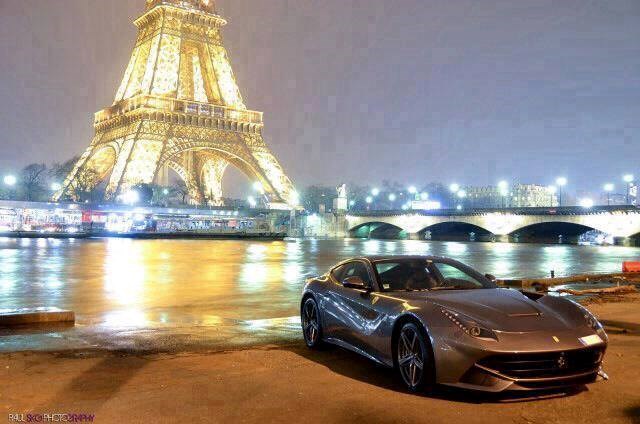 Ferrari in Paris.