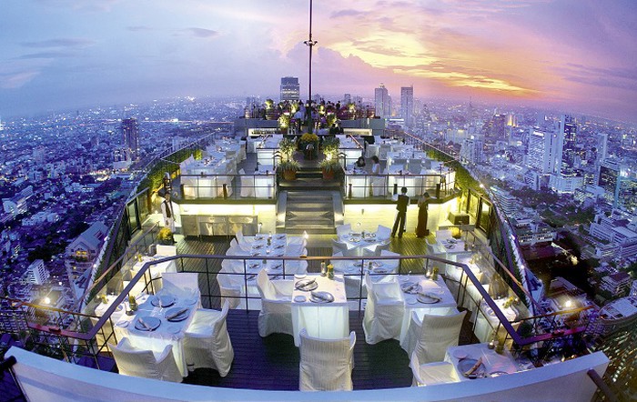 Vertigo Sky Bar in Bangkok.