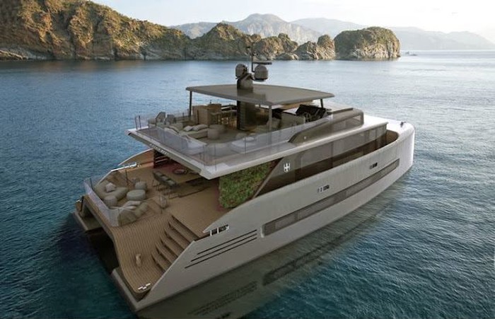 Five-Star Floating Island Picchio by Christian Grande.