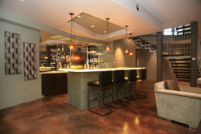 Real bachelor pad interior.