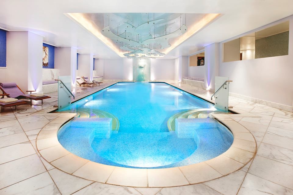 Pool in Hotel Grande Bretagne, Greece.