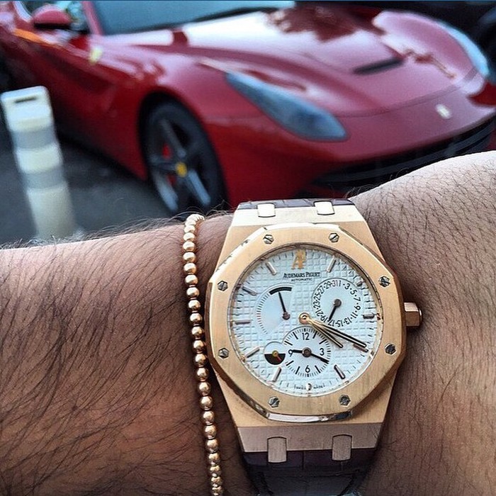 Audemars Piguet and Ferrari F12.