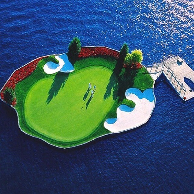 Awesome golfing.