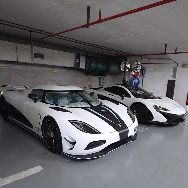 Koenigsegg Agera R and McLaren P1.