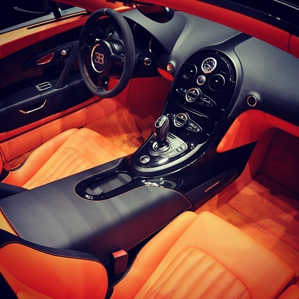 Inside Bugatti Veyron 