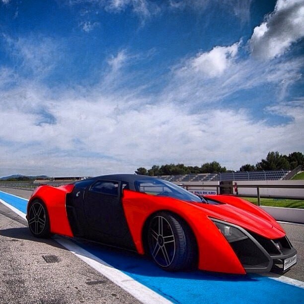 Marussia B2 supercar.