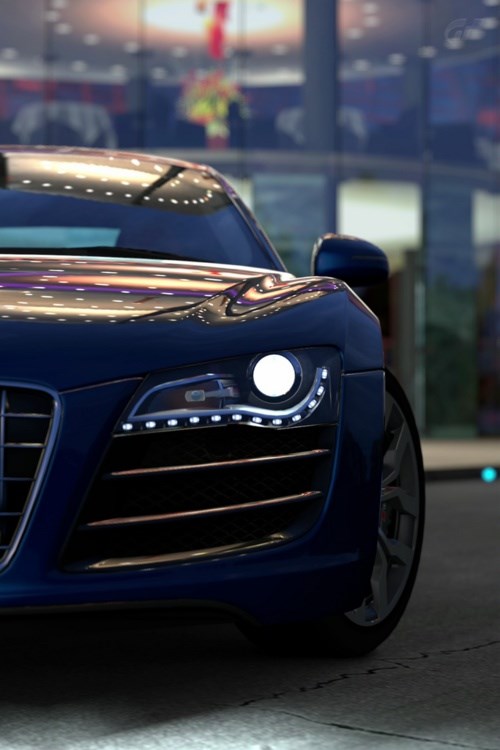 Love the Audi lights.