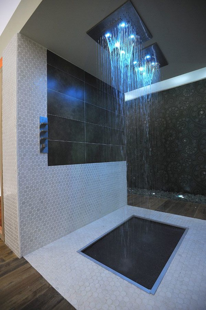 Amazing rain shower.