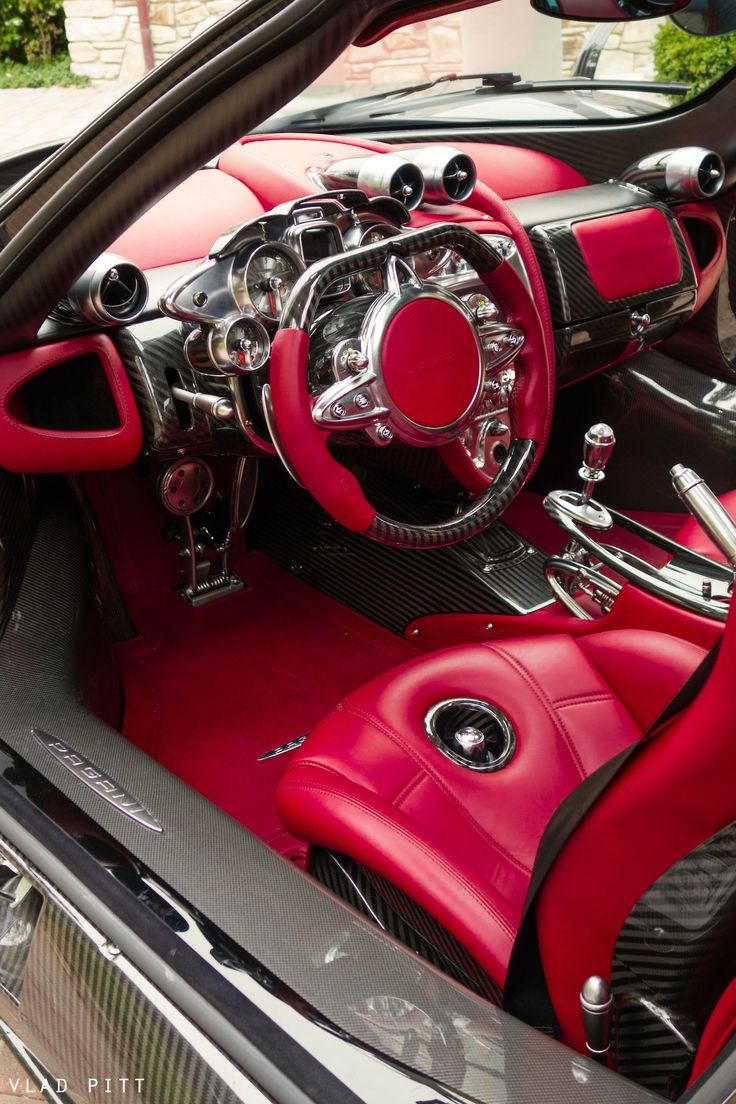 Red Pagani Interior.