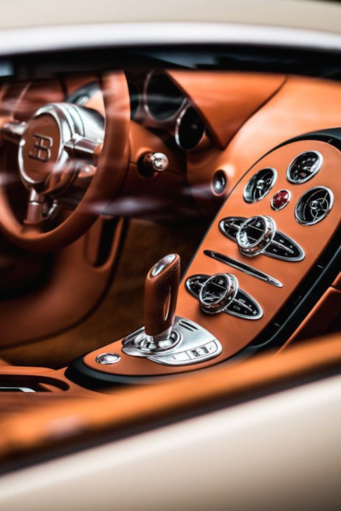 Bugatti interior.
