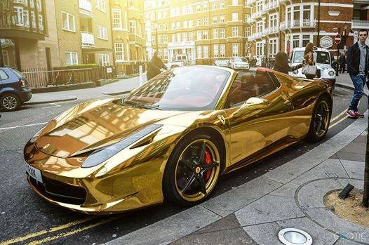 Golden Ferrari.