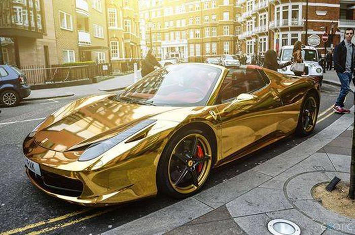 Golden Ferrari.